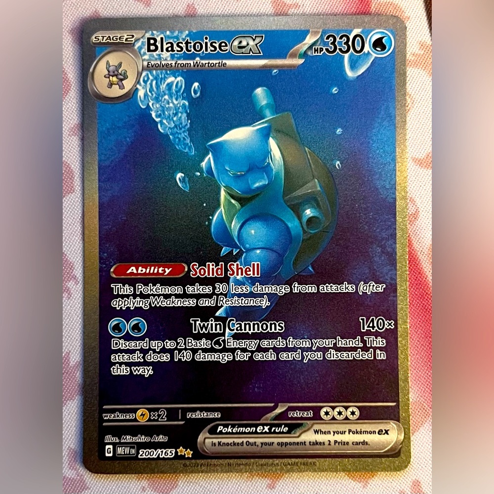 Scarlet & Violet 151 - Blastoise EX SIR 200/165